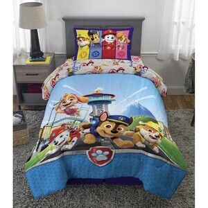 Paw Patrol Barking Buds Twin Full Comforter Pillowcase Set